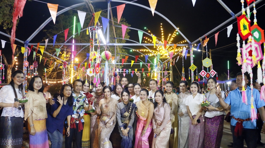 โครงการอนุรักษ์และสืบสานประเพณีลอยกระทงตำบลห้วยขะยุง ประจำปี 2567