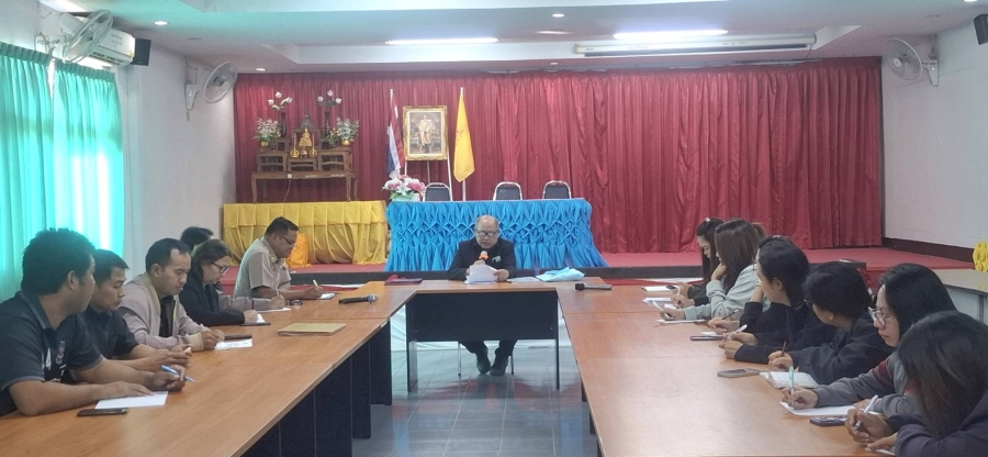 ประชุมเตรียมความพร้อมการเลือกตั้งสมาชิกสภาและนายกองค์การบริหารส่วนตำบลห้วยขะยุง